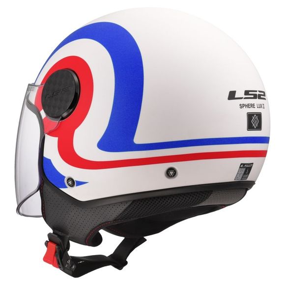 Jet LS2 of558 helmet - Sphere Lux II - Urby - White / BlueRef: LS1035