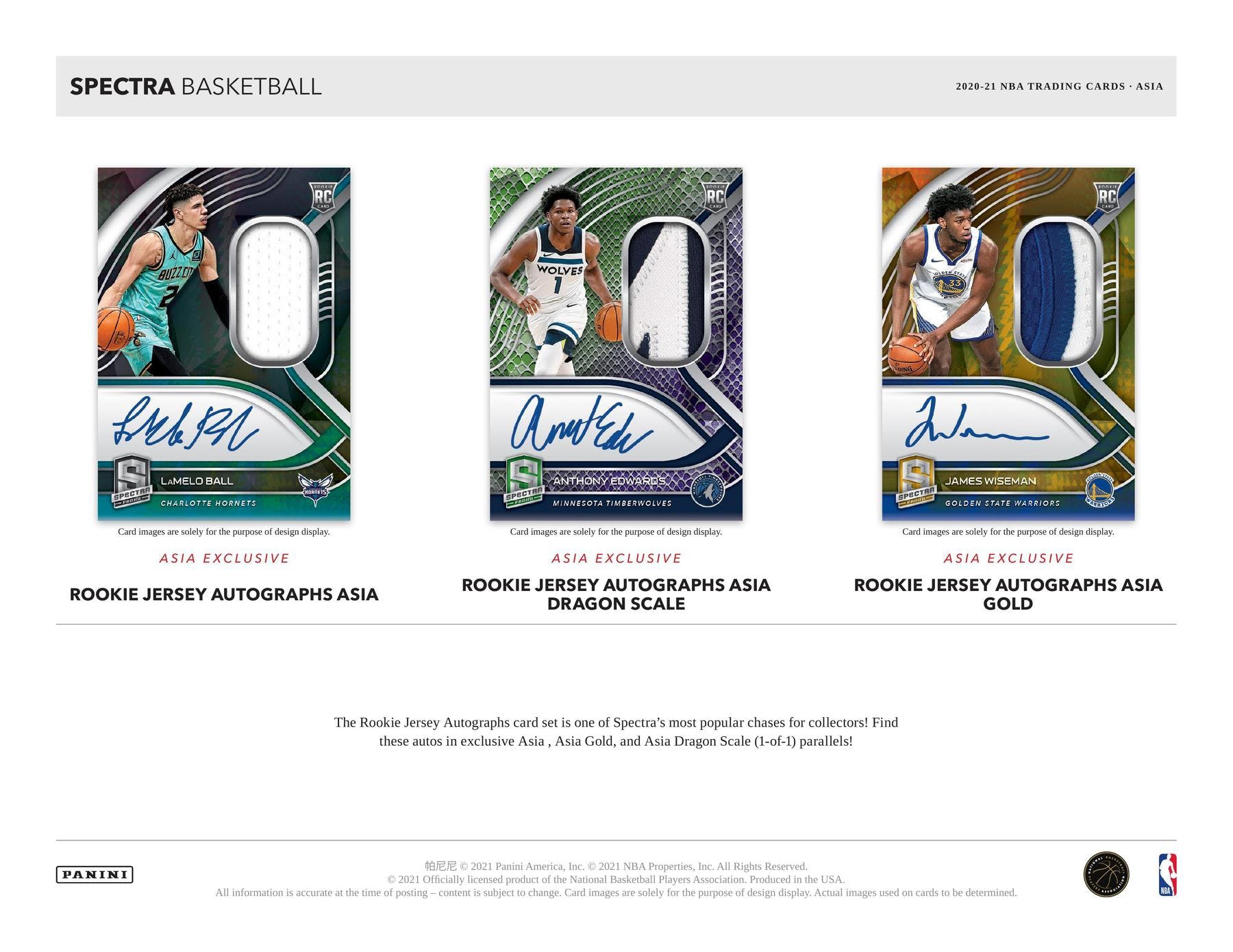 2020/21 Panini Spectra Basketball Asia Tmall Box NBA