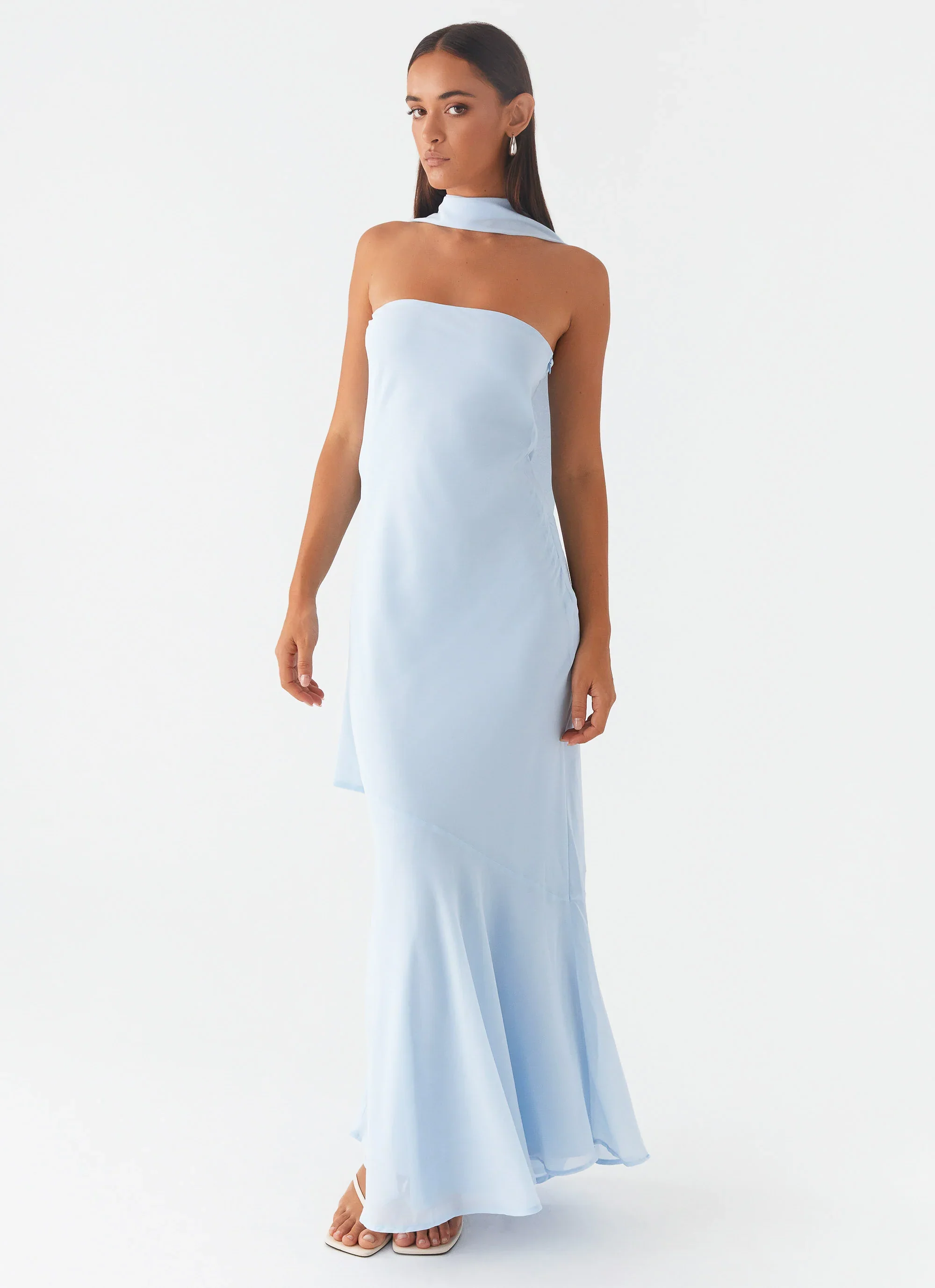 Under The Pagoda Maxi Dress - Blue
