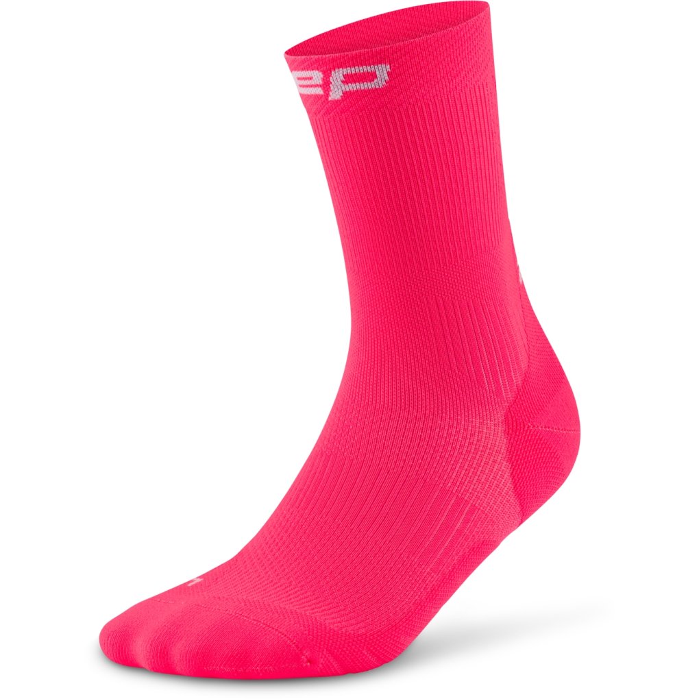 CEP Core Run Mid Cut Compression Socks Men - pink