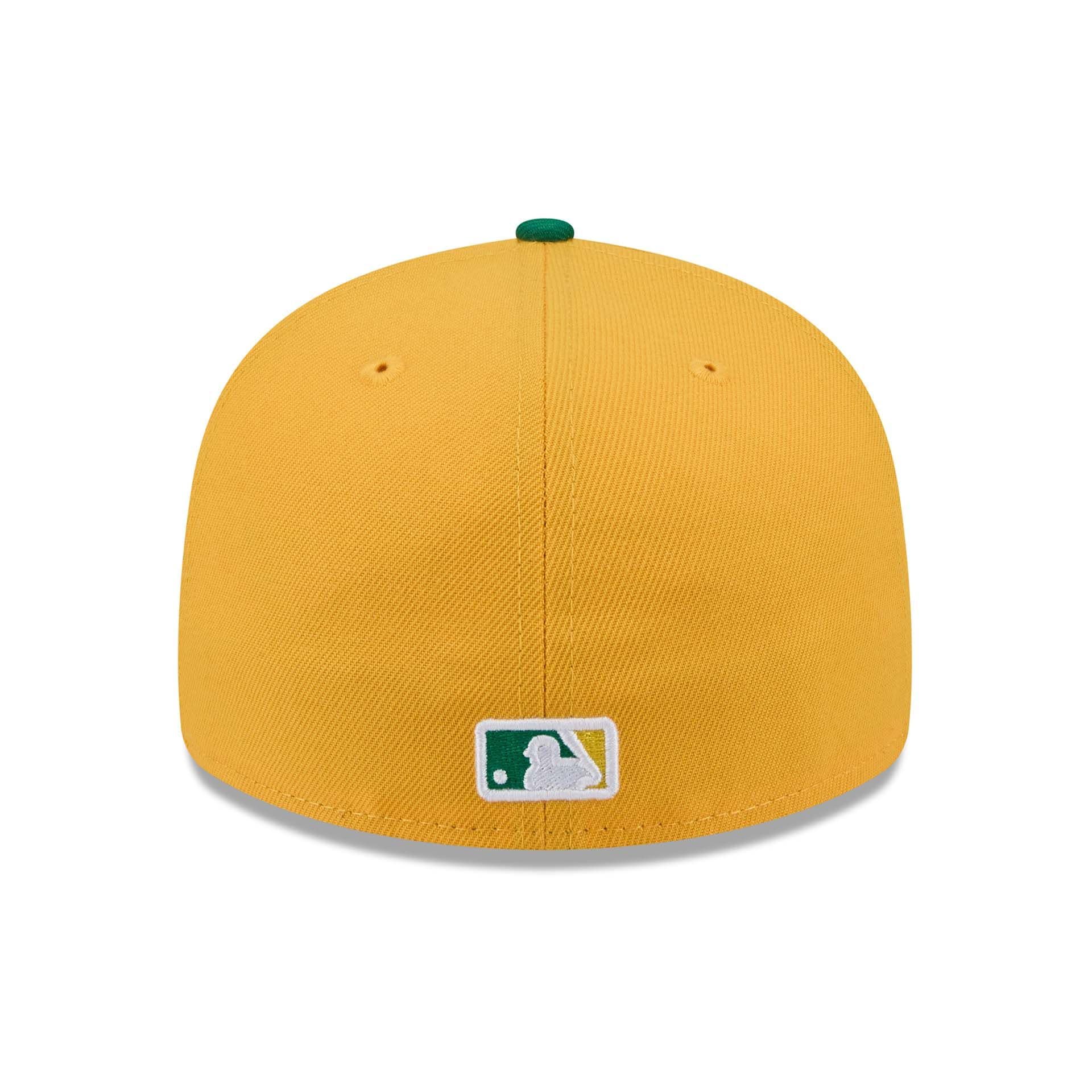 Athlectics 2026 MLB Authentic Spring Training 59FIFTY Pre-Curved Cap Yellow