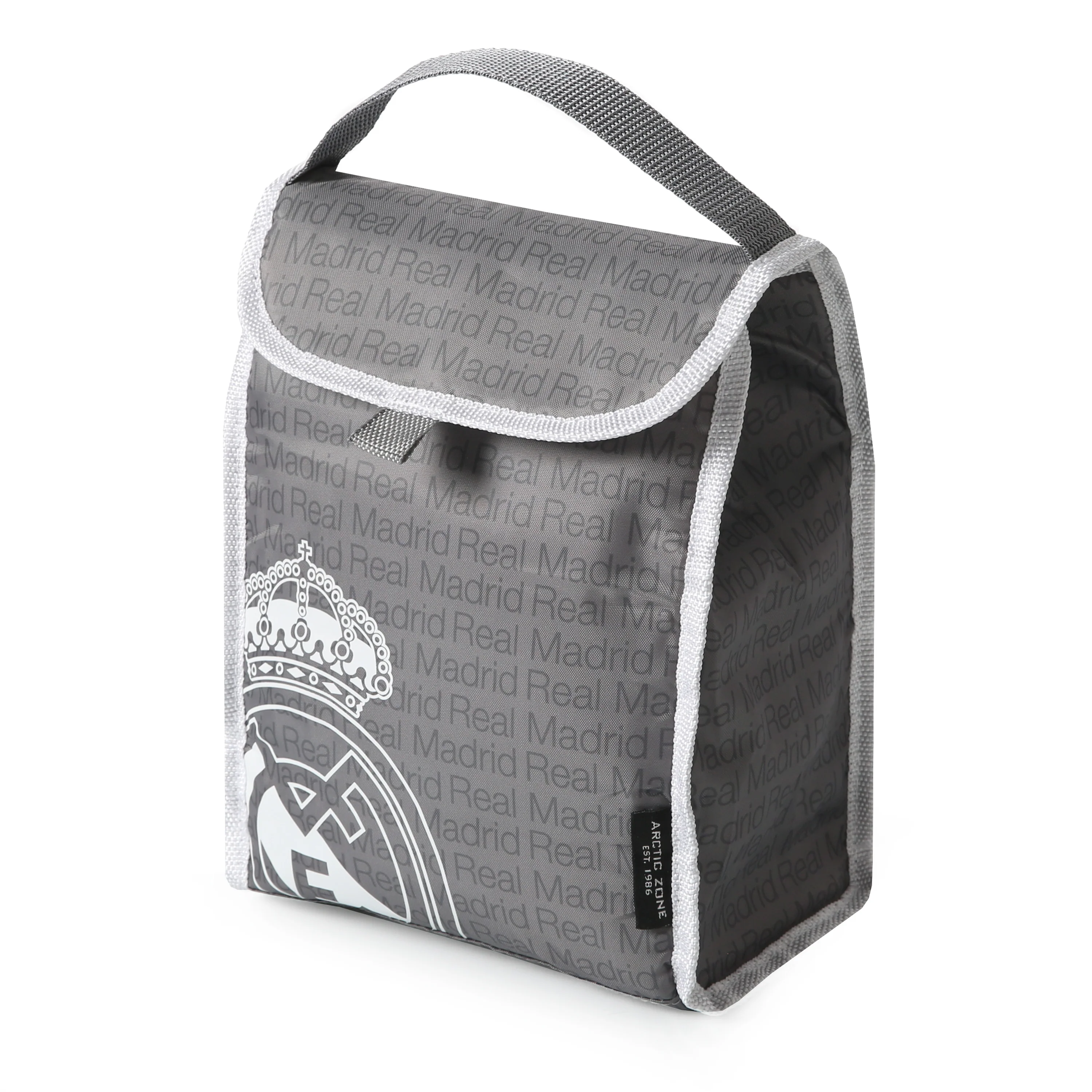 Grey Foldable Lunch Bag