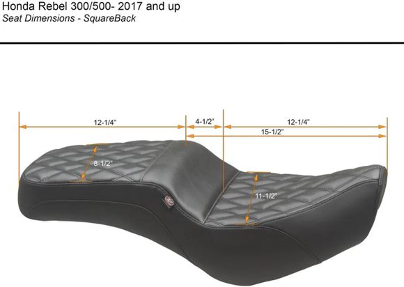 Selle confort Mustang SquarebackRef : MUST00147A / 08102395