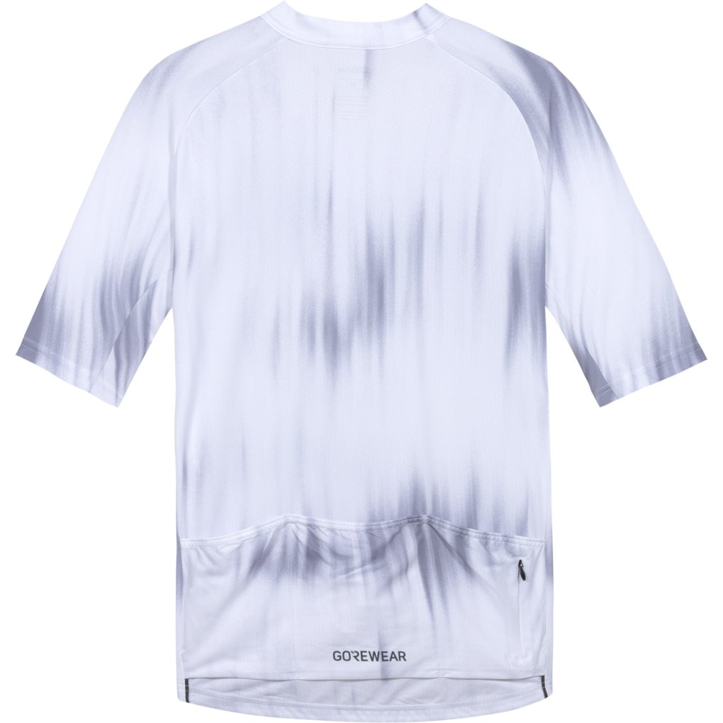 GOREWEAR Spirit Pulse Short Sleeve Jersey Men - white / amethyst grey 01DF