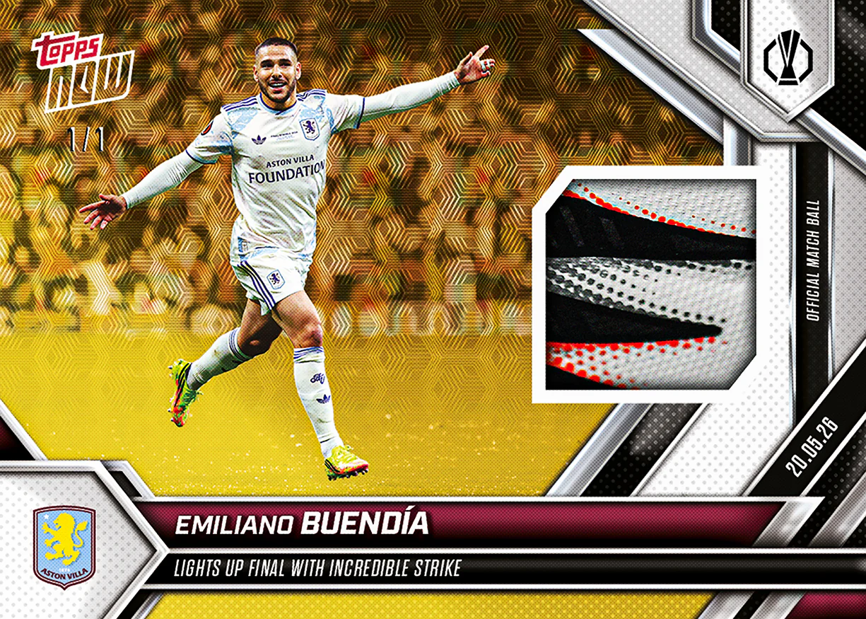Emiliano Buendía - 2025-26 UEL Topps NOW® - Card 34