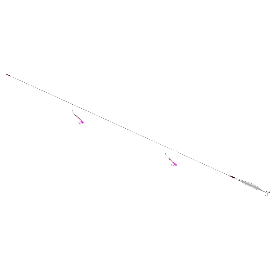 Balzer 71° North Saithe system (2 hooks)