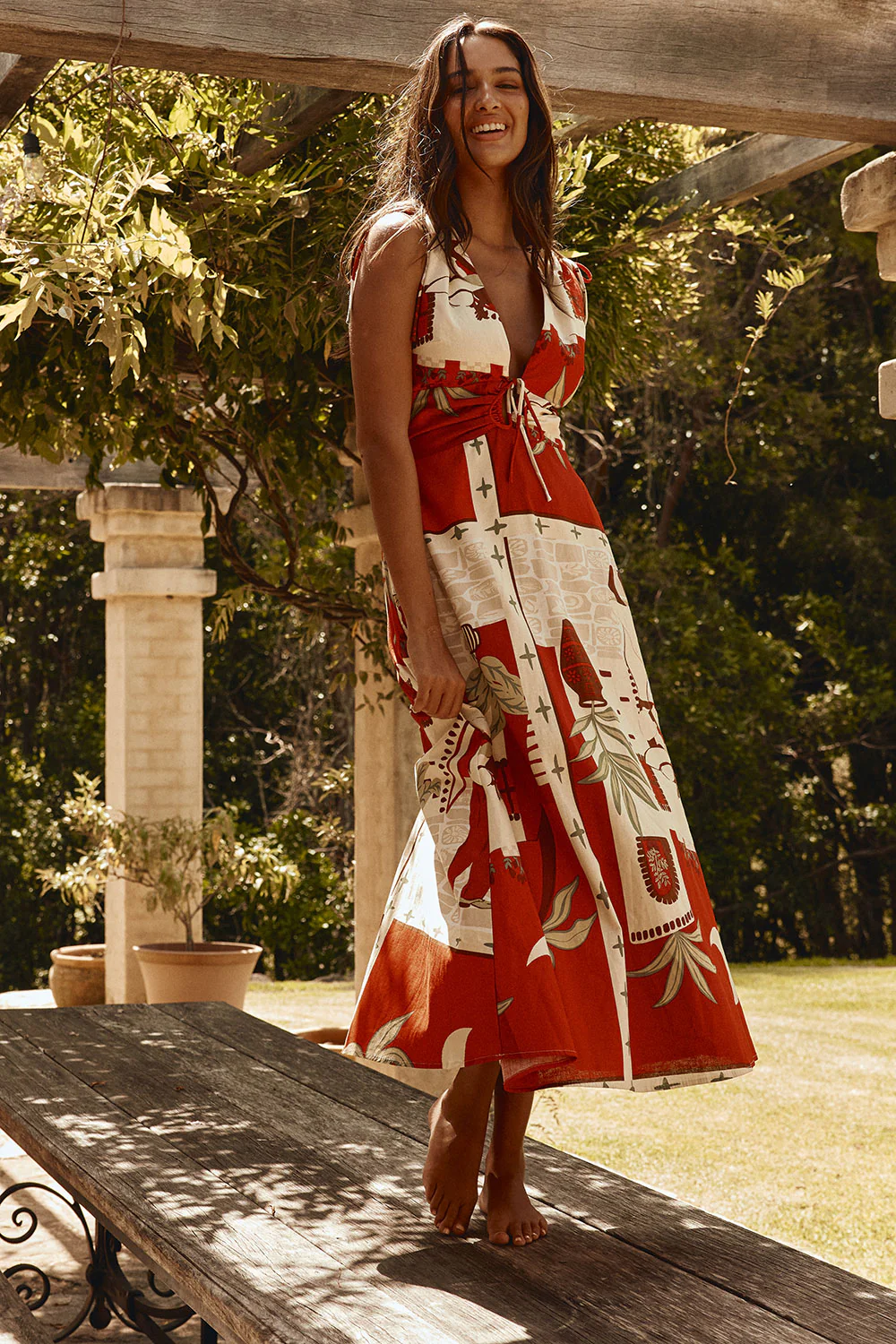 Mira Dress - Palma Vista