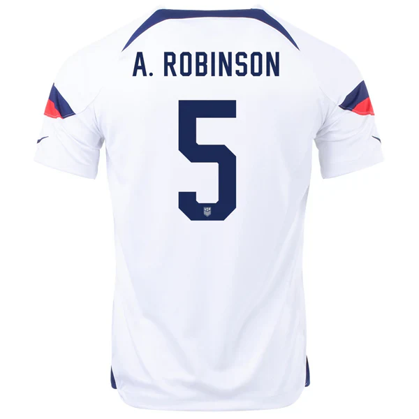 United States Antonee Robinson Home Jersey 22/23 (White/Loyal Blue)