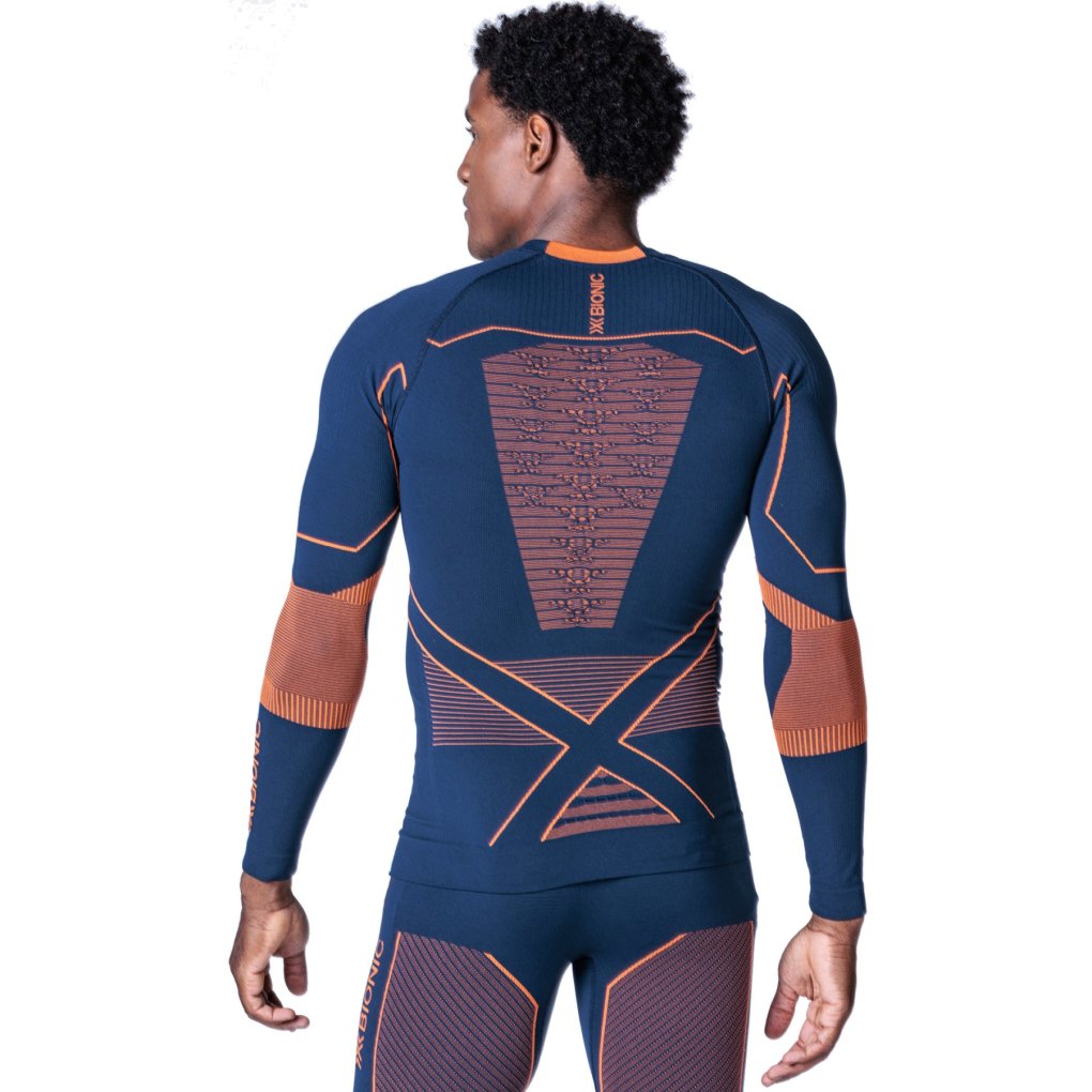 X-Bionic Energy Accumulator Light Long Sleeves Shirt Men - marine/orange