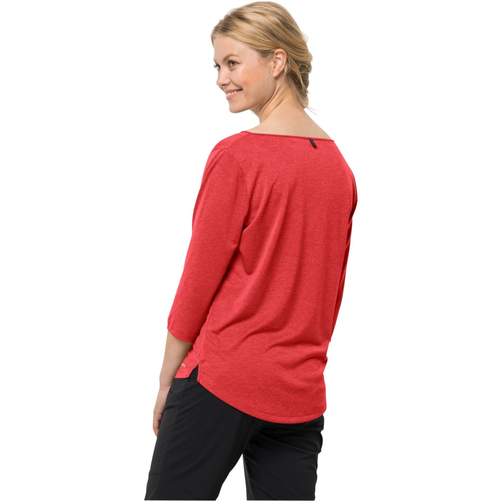 Jack Wolfskin JWP 3/4 T-Shirt Women - tango orange
