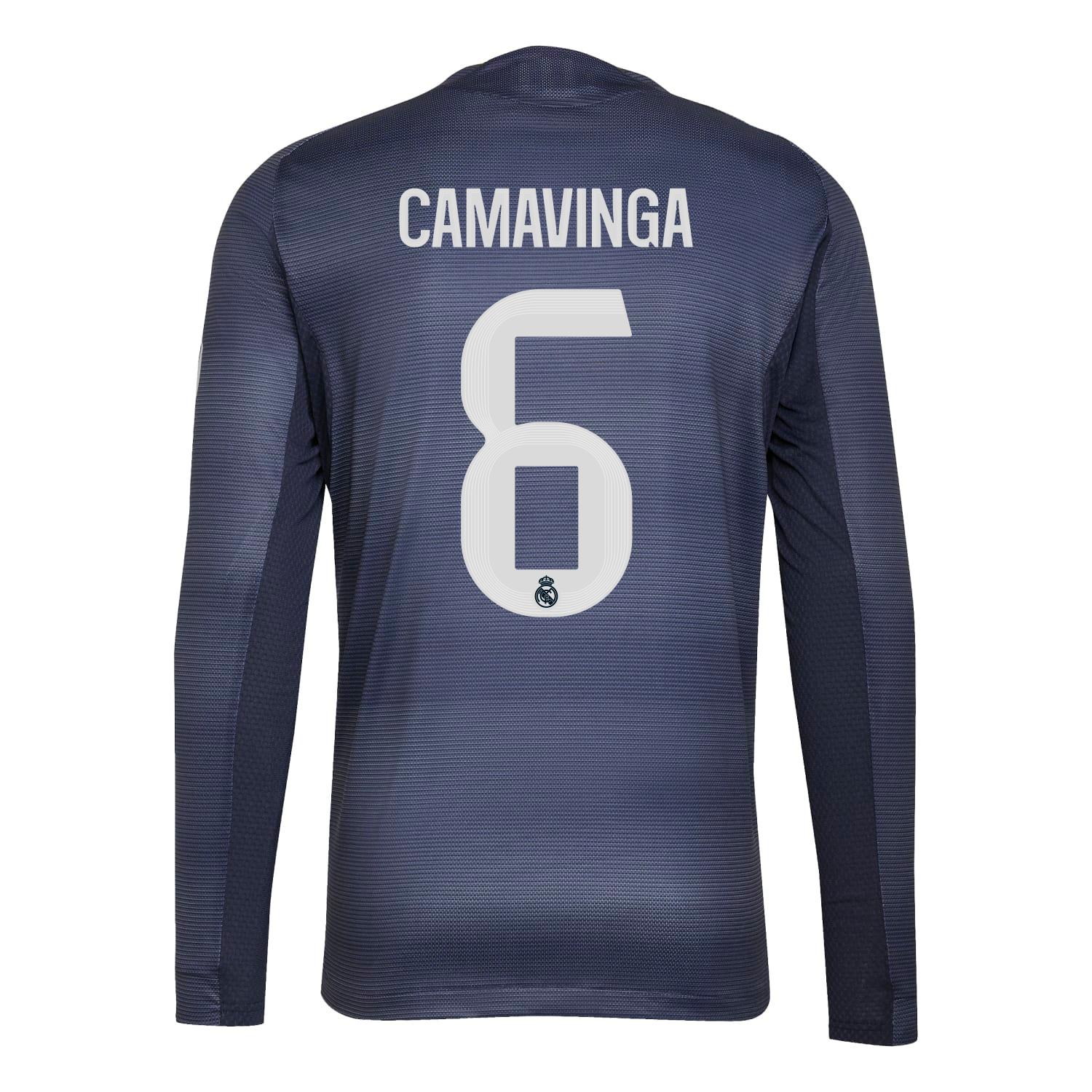 Mens Away Long Sleeve Authentic Shirt 25/26 Navy