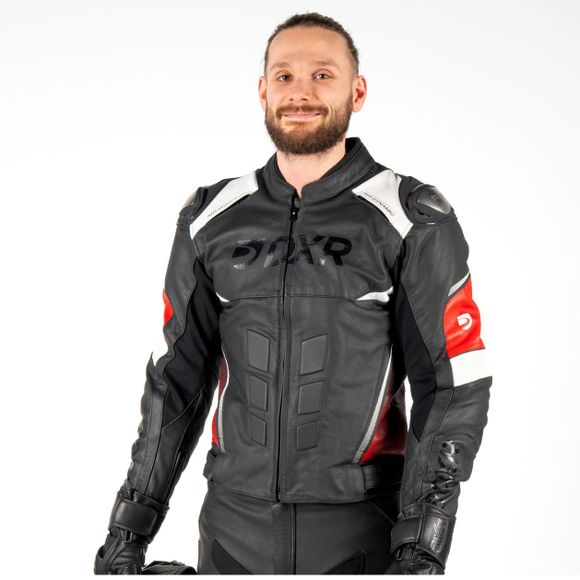 Dxr Randy - Black / Red Motorcycle JacketRef: DXR0355