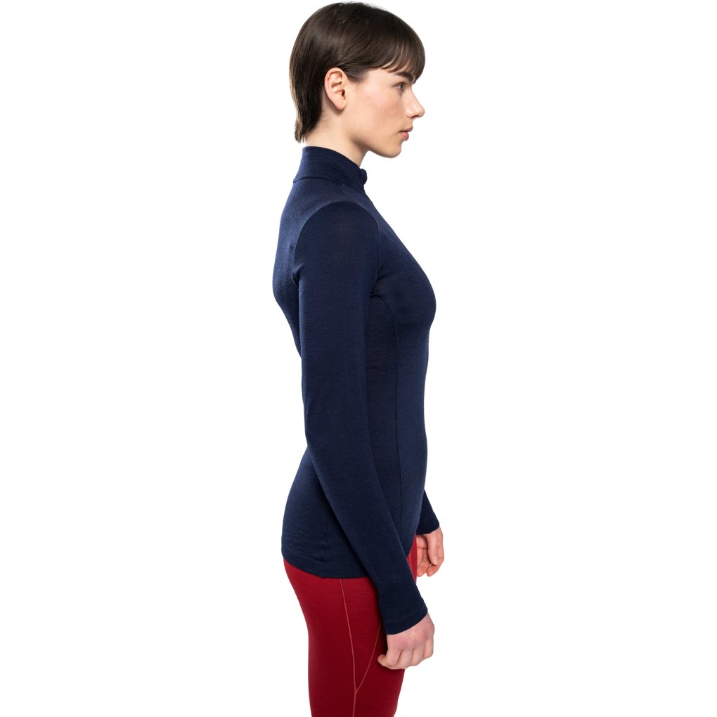 Ulvang Hero Half Zip Longsleeve Baselayer Women - Navy Blue