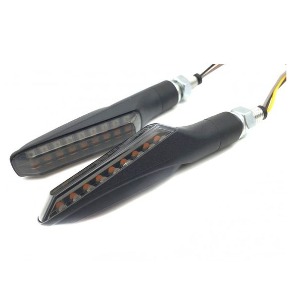 Brazoline GALAXY LED indicator (turn signals and stop) Universal - BlackRef : BRZ0048 / 10268