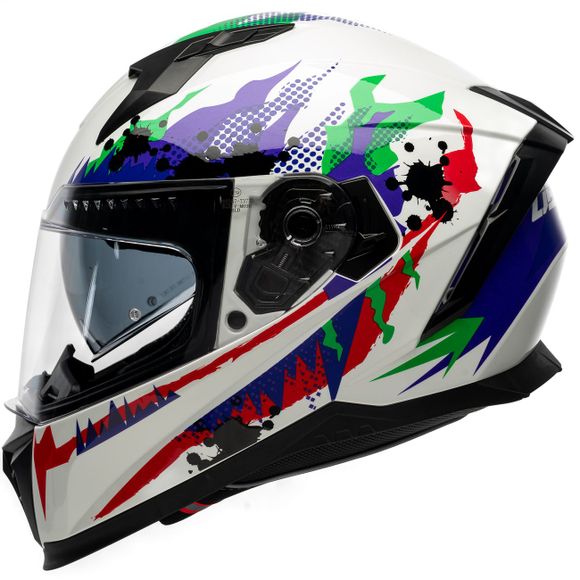 Dexter Eros Jokr - White Full HelmetRef: DX0693