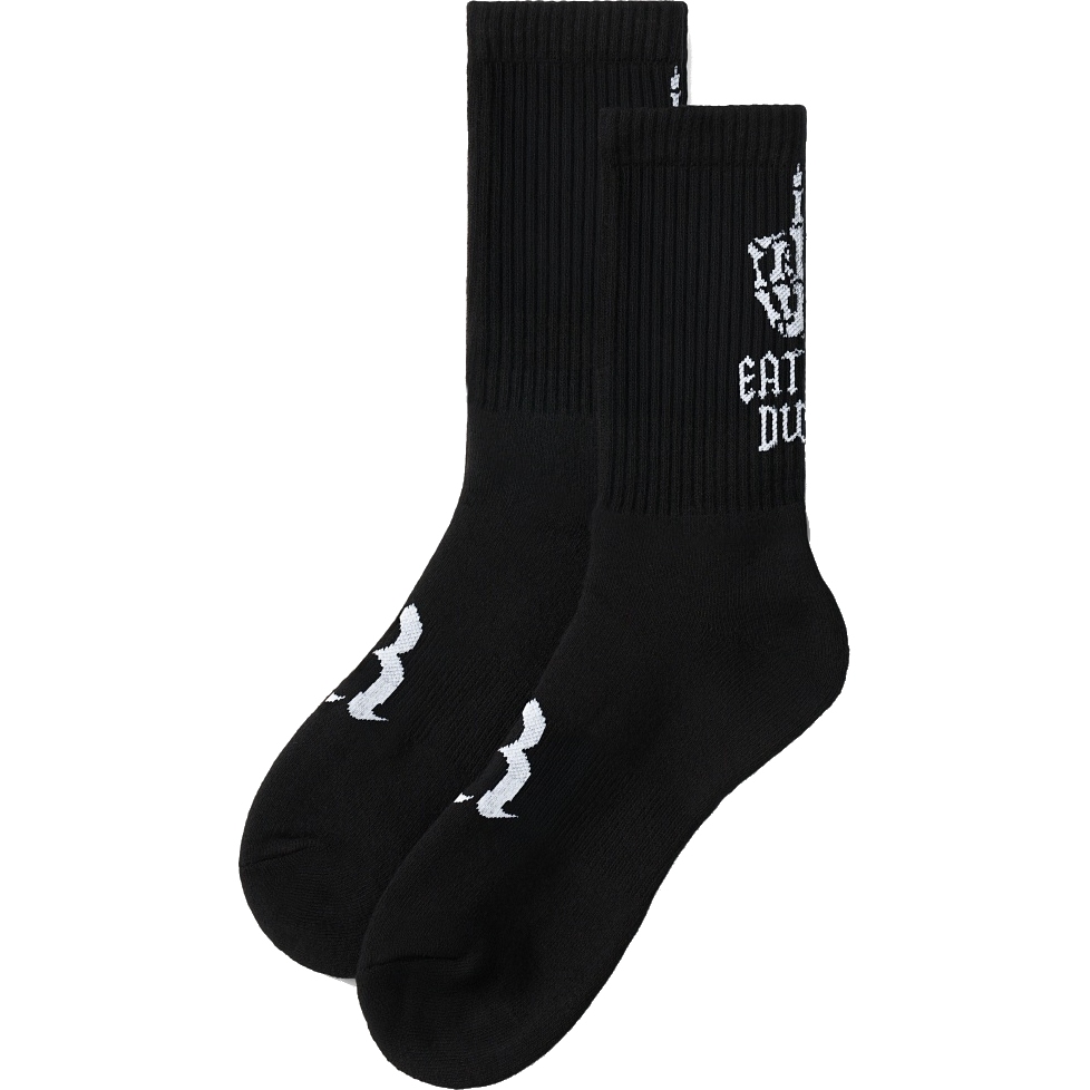 Loose Riders MTB Socks - Eat My Dust Black