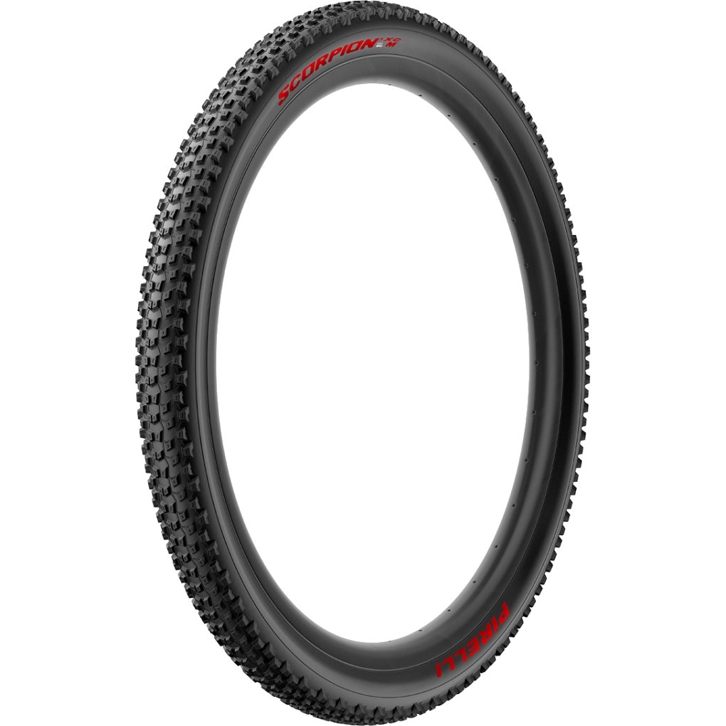 Pirelli Scorpion XC M Folding Tire - SmartGRIP | ProWALL - 29 x 2.4 | Colour Edition - red