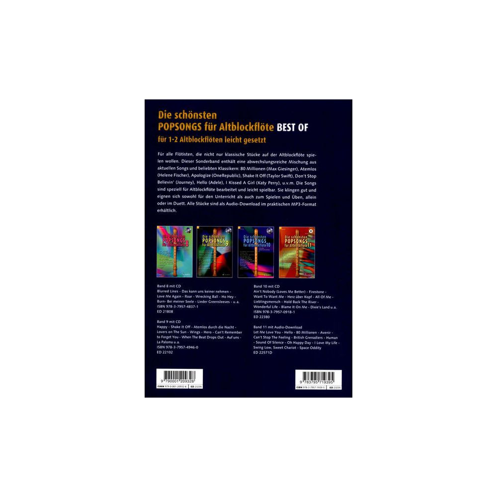 Schott Die Schönsten Popsongs Best Of – Thomann Ireland