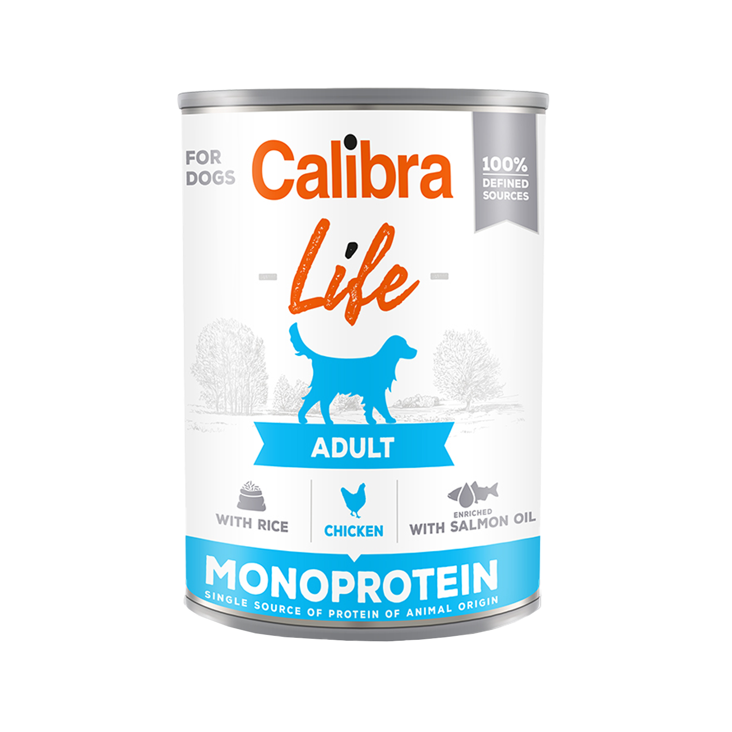 Calibra Dog Life Adult Wet Food - Chicken - 6 x 400 g