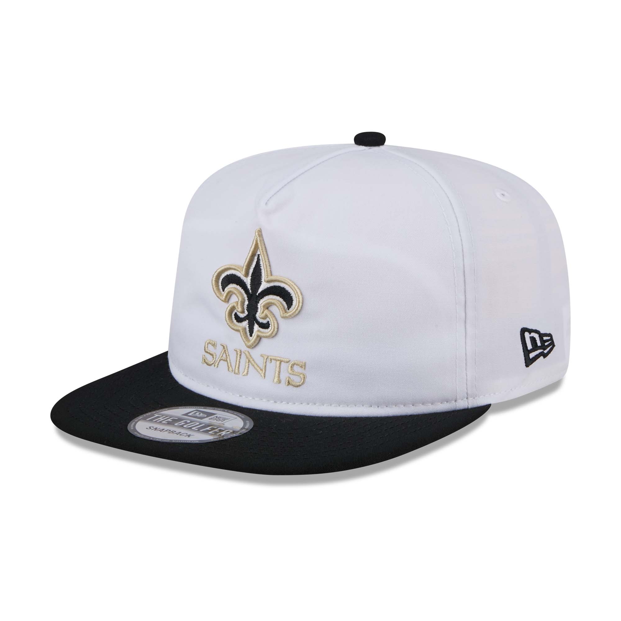 New Orleans Saints 2024 NFL Training Camp New Era Golfer Snapback Cap White