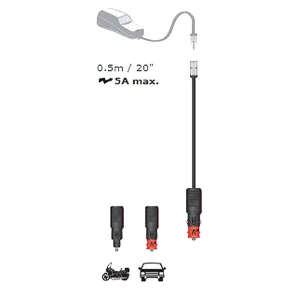 Tecmate TCMATE TECMATE BATTERY CABLE WITH CIGARE Light socket for Universal BMWRef: TC0020 / 630081M