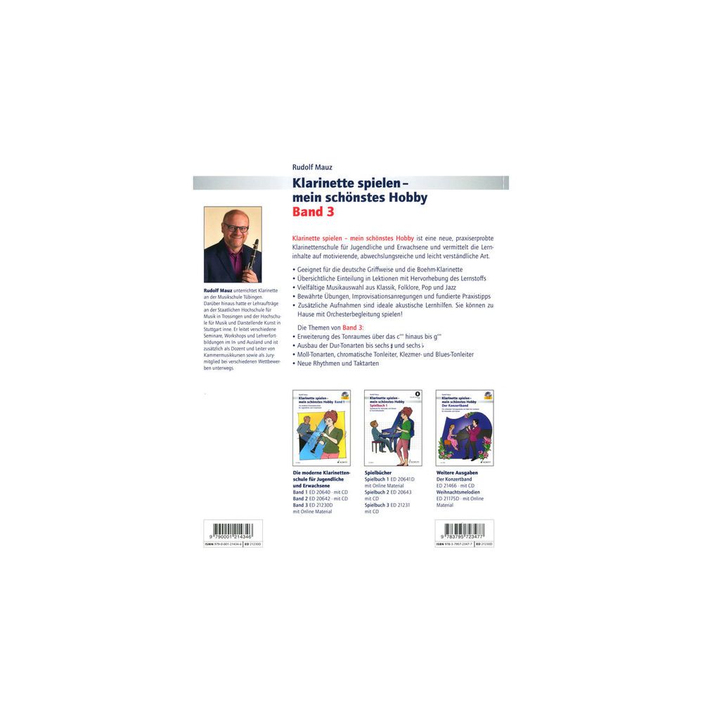 Schott Klarinette Spielen Hobby 3 – Thomann Ireland