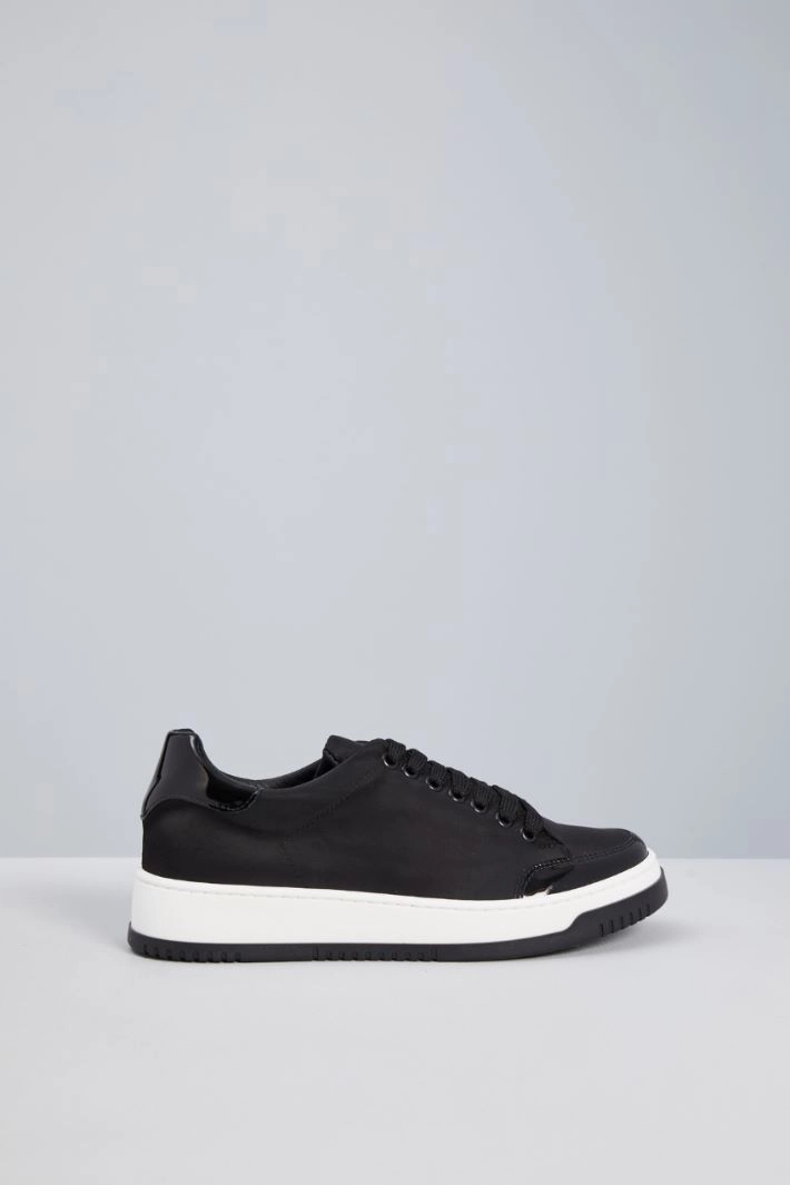 Sneakers in technical fabric - BLACK