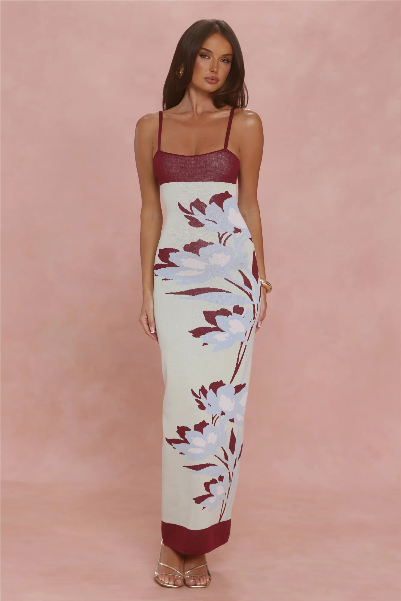 Wear Confidence Knit Maxi Dress Multi