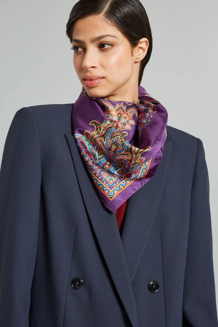 Twill foulard - VIOLET