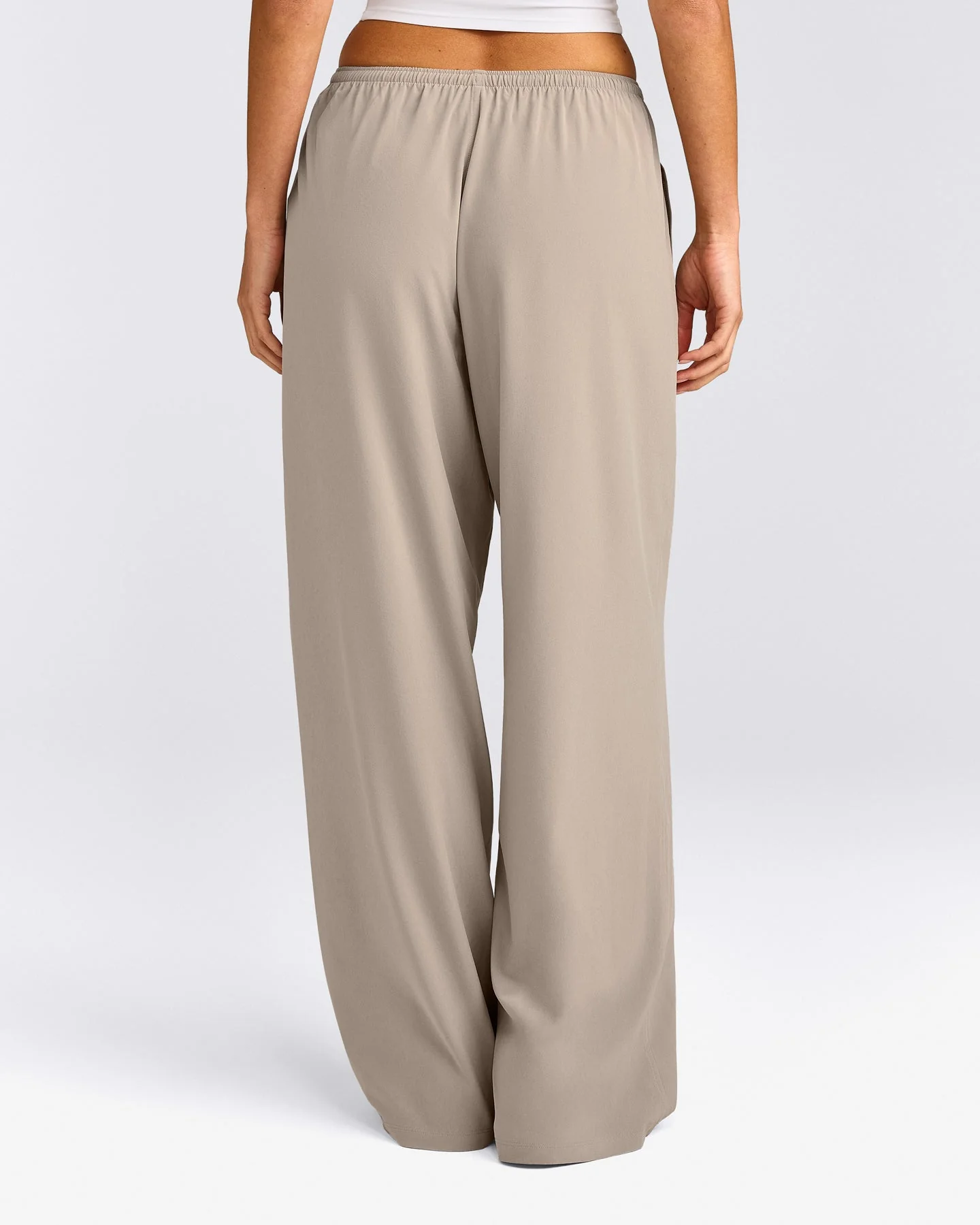 AirMove™ Wide Leg Trousers | Warm Sand