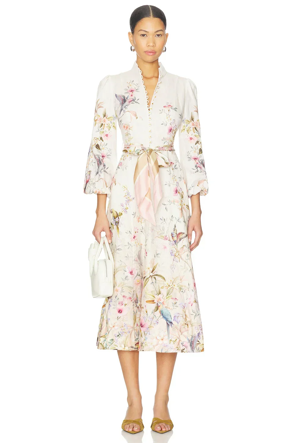 Rebellion Button Midi Dress
