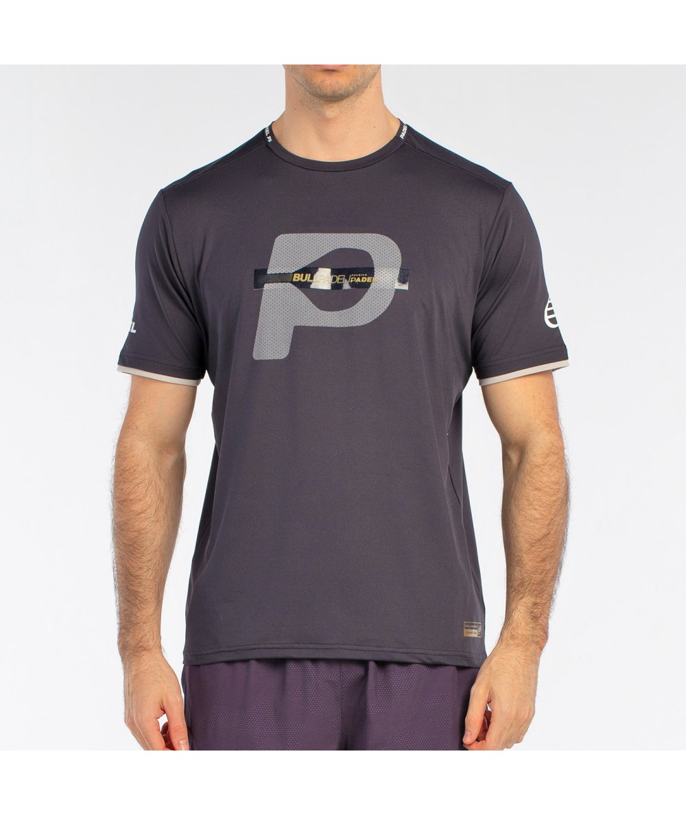T-SHIRT BULLPADEL BISES CHARCOAL