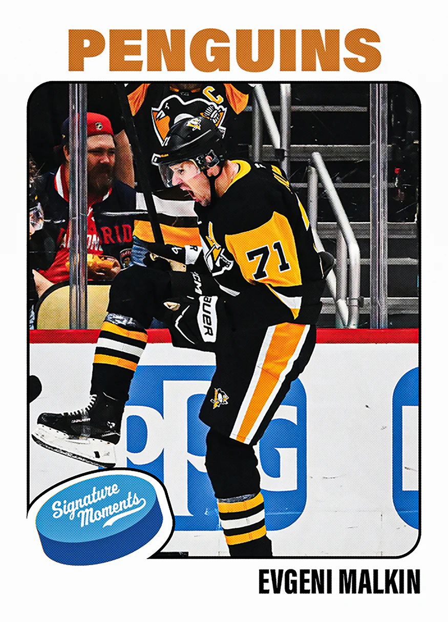 Evgeni Malkin - 2025-26 NHL Topps NOW® - Sticker # 139 Pack - PR: 265