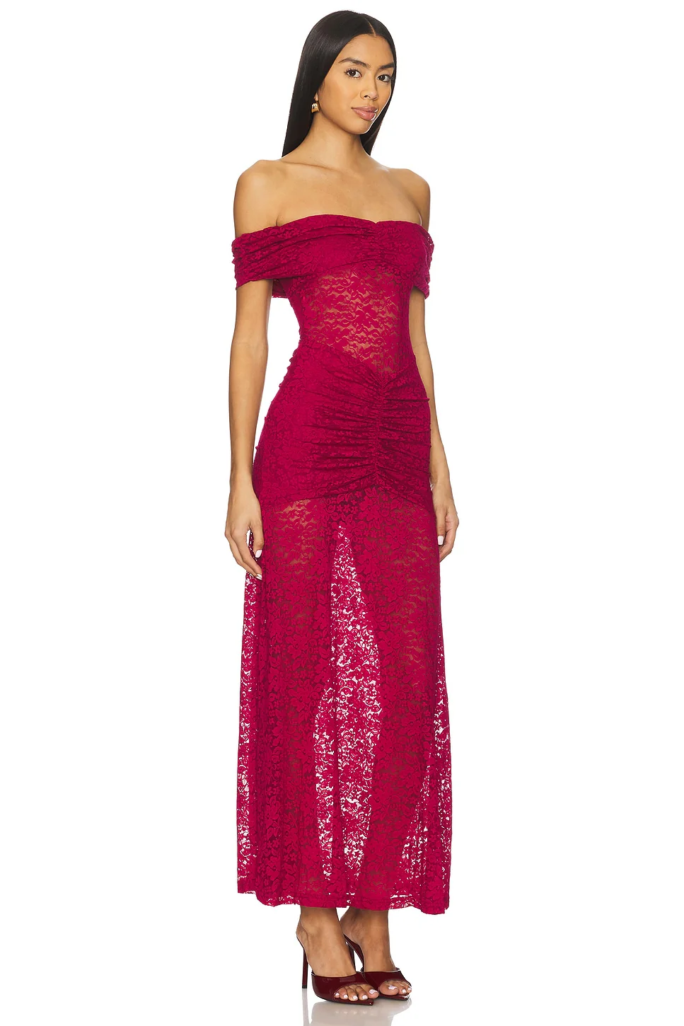 Vaneya Lace Maxi Dress
