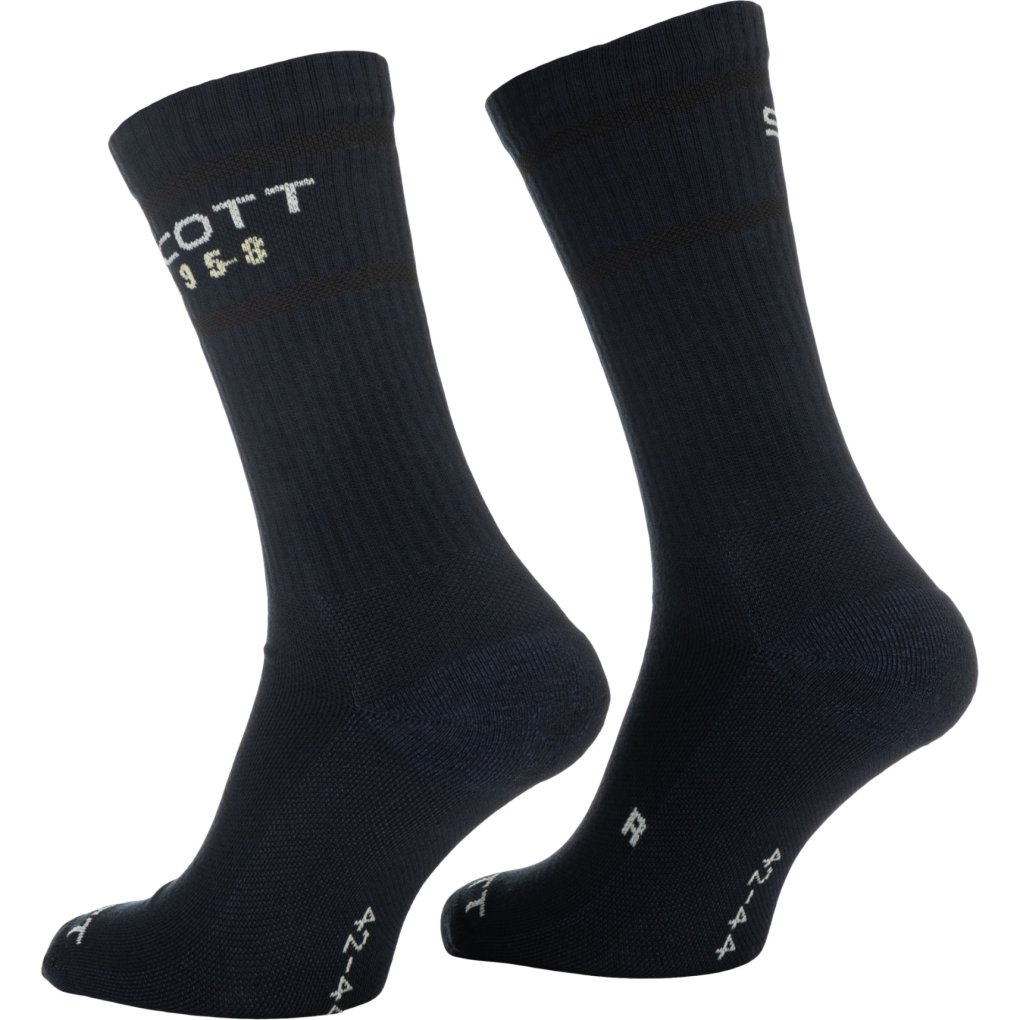 SCOTT Retro Casual Crew Socks - Pack of 3 - dark blue