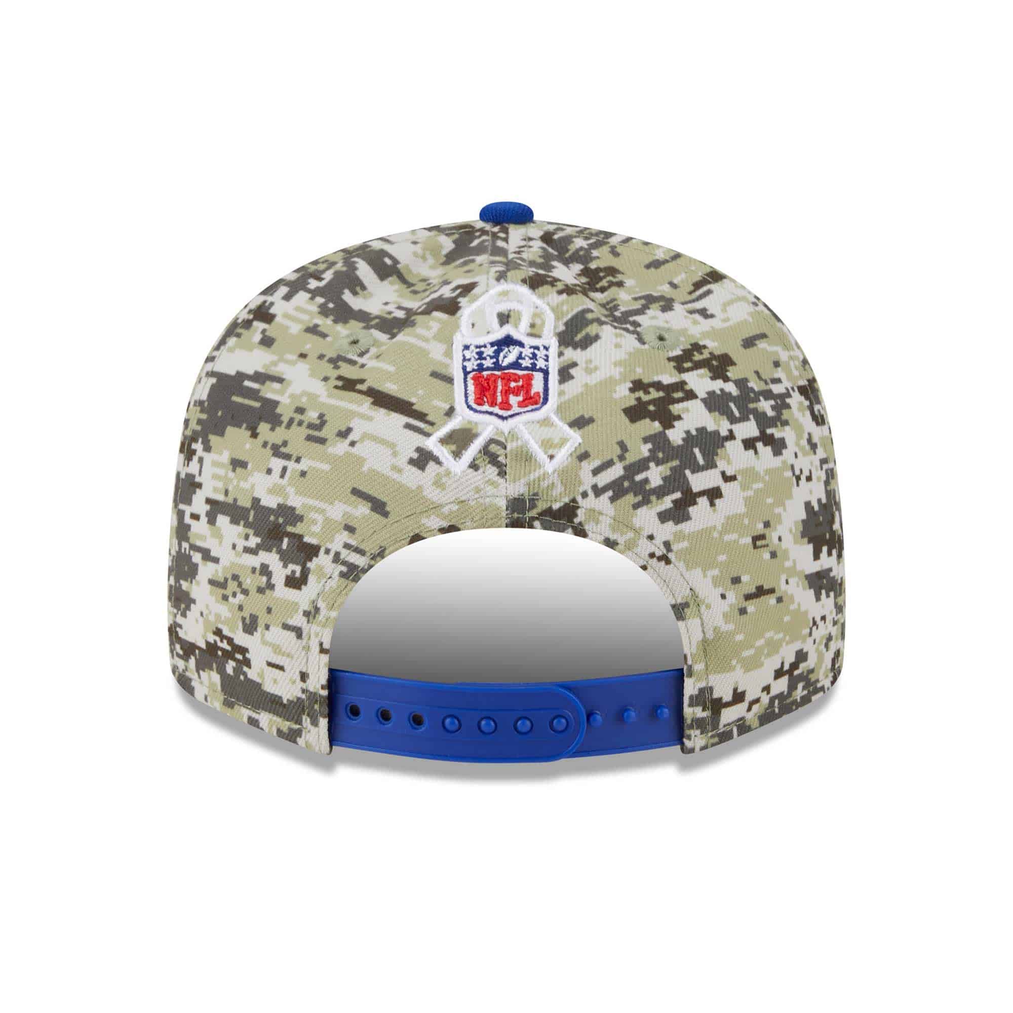 Buffalo Bills Camo 2023 NFL Salute to Service New Era 9FIFTY Snapback Cap