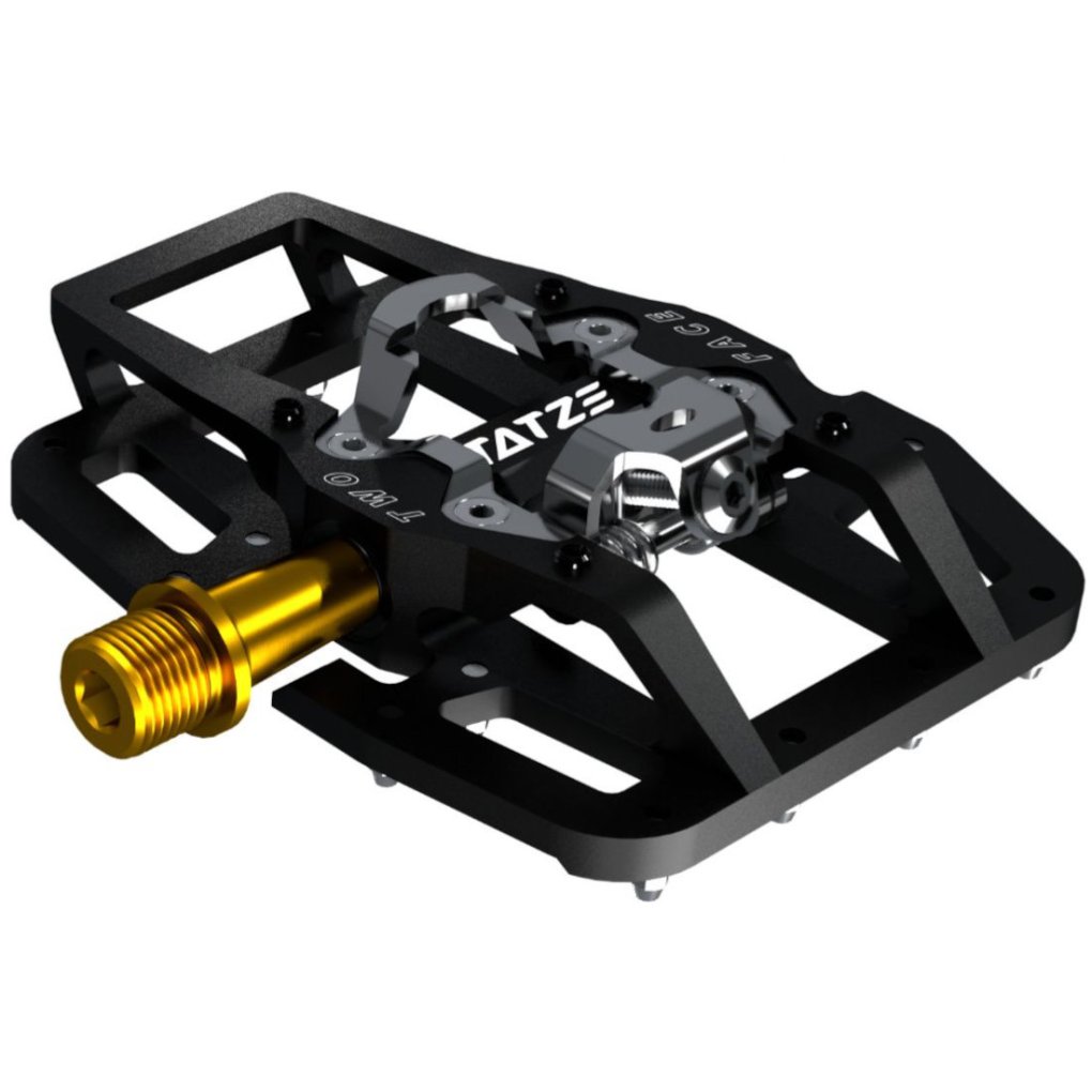 Tatze TWO-FACE TI Hybrid Pedals - black