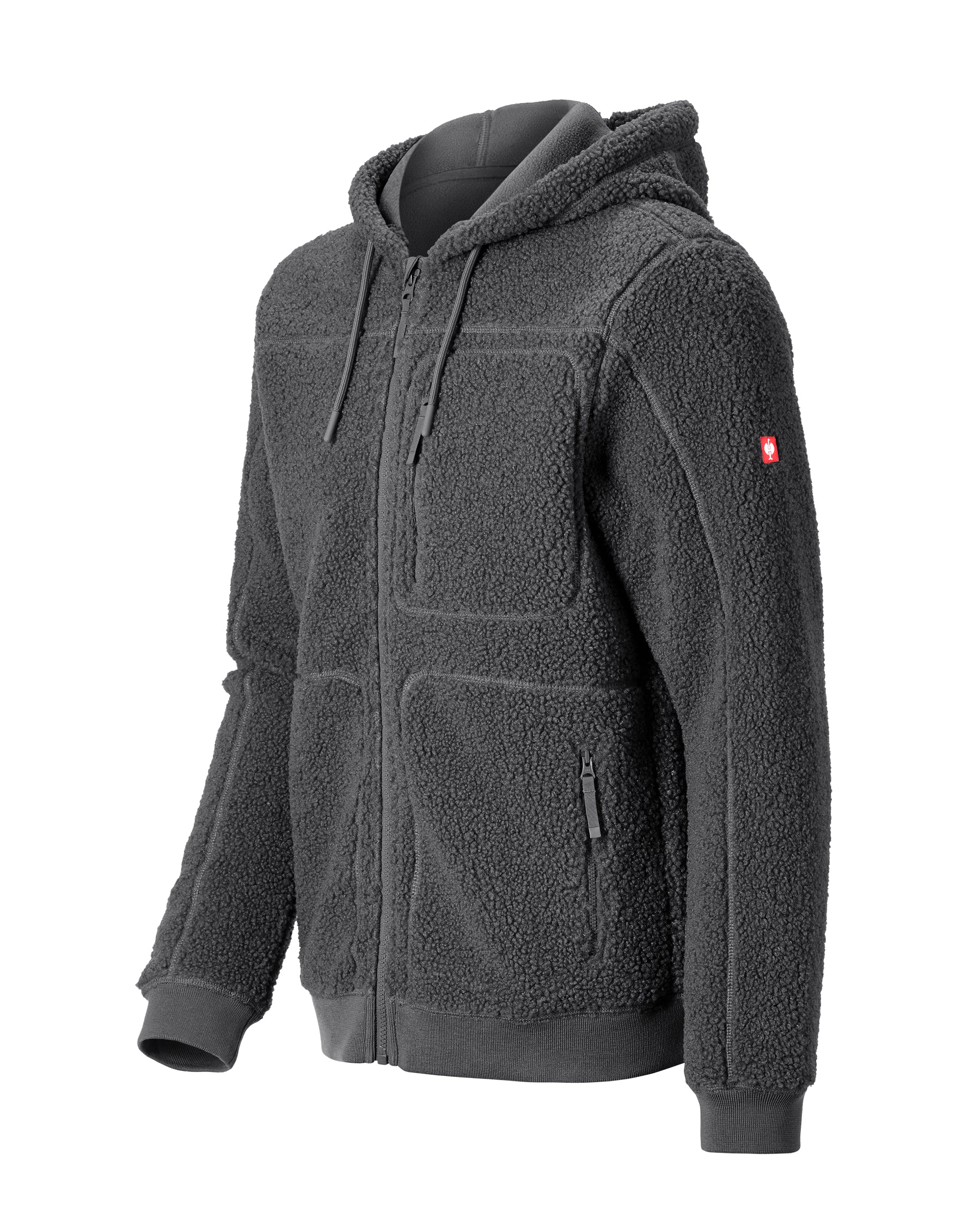 Hooded Sherpa Fleece Jacket e.s.e:pic