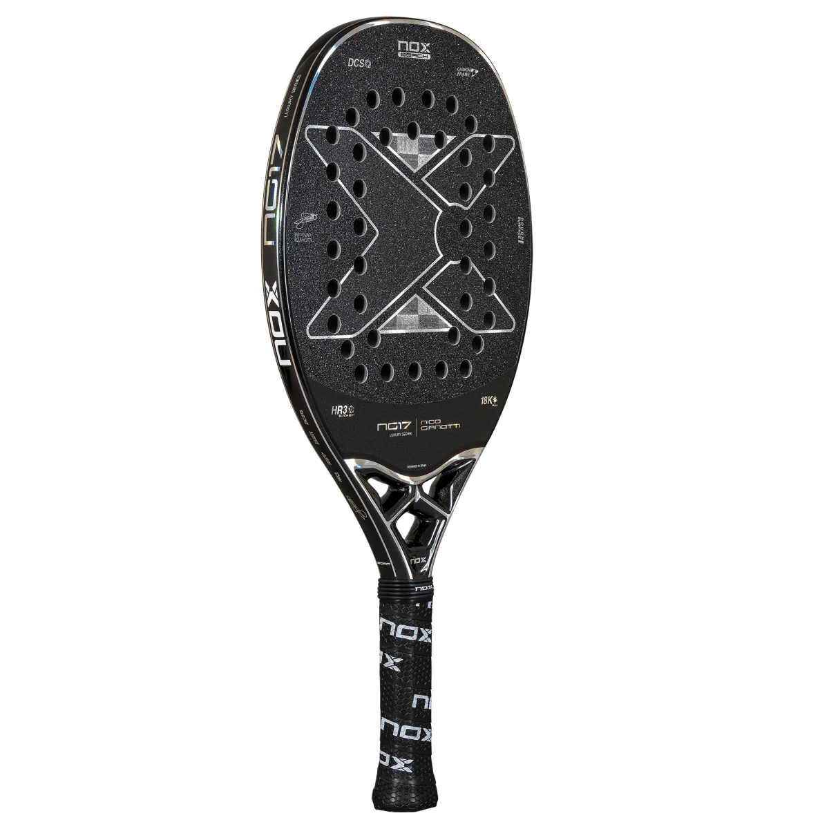 NG17 Luxury 2025 beach tennis racket. Nico Gianotti's racket