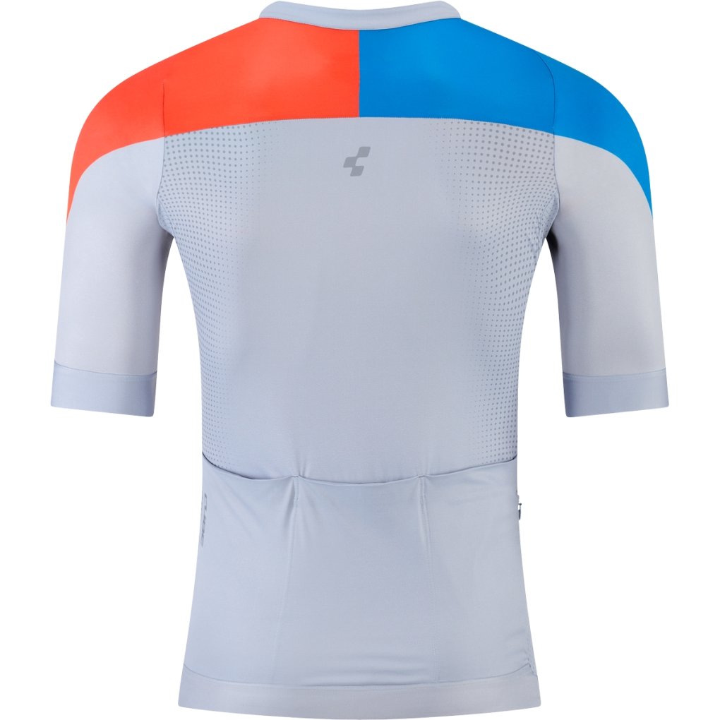 CUBE Road/XC Teamline Short Sleeve Jersey Men - light grey