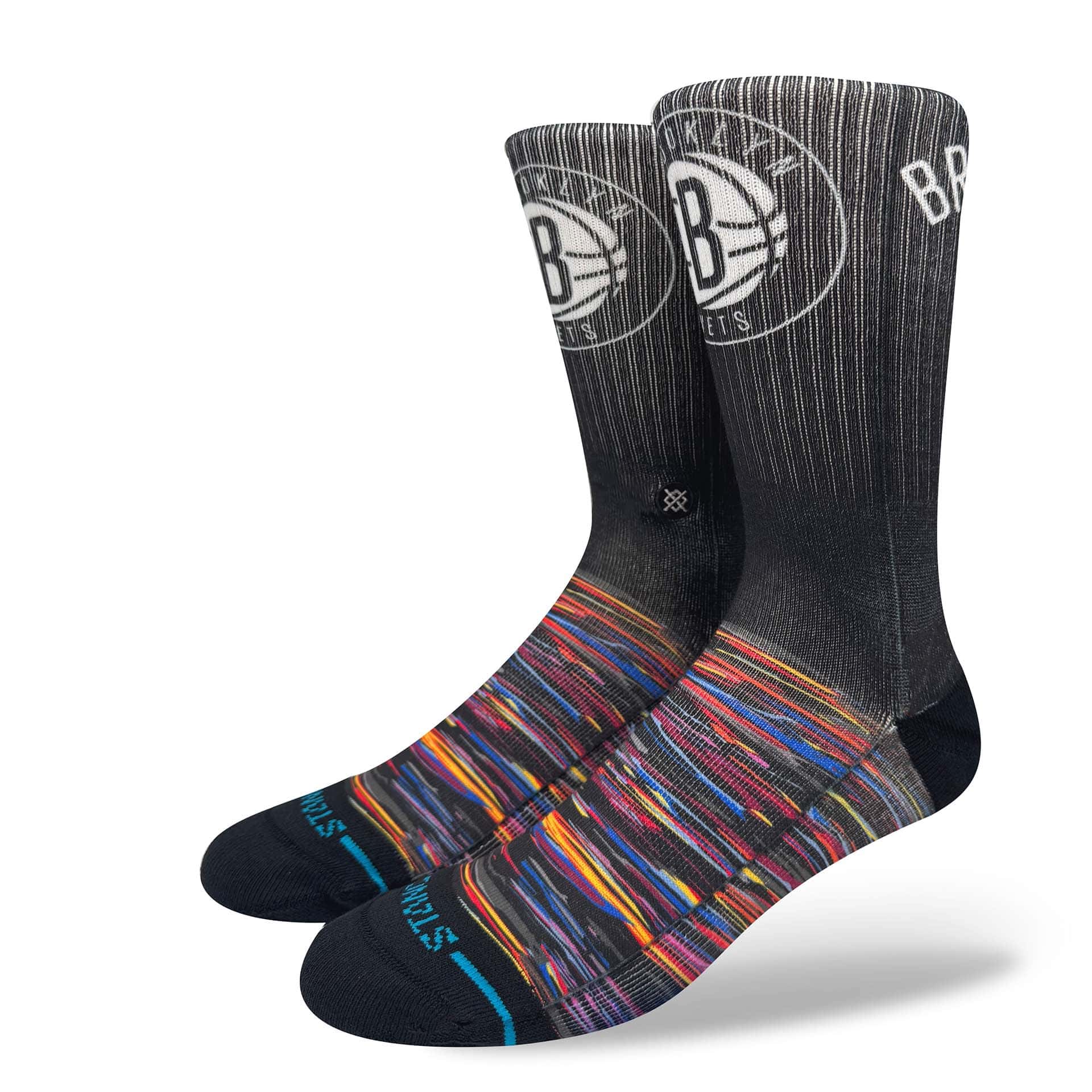 Brooklyn Nets 2025-26 NBA City Edition Crew Socks