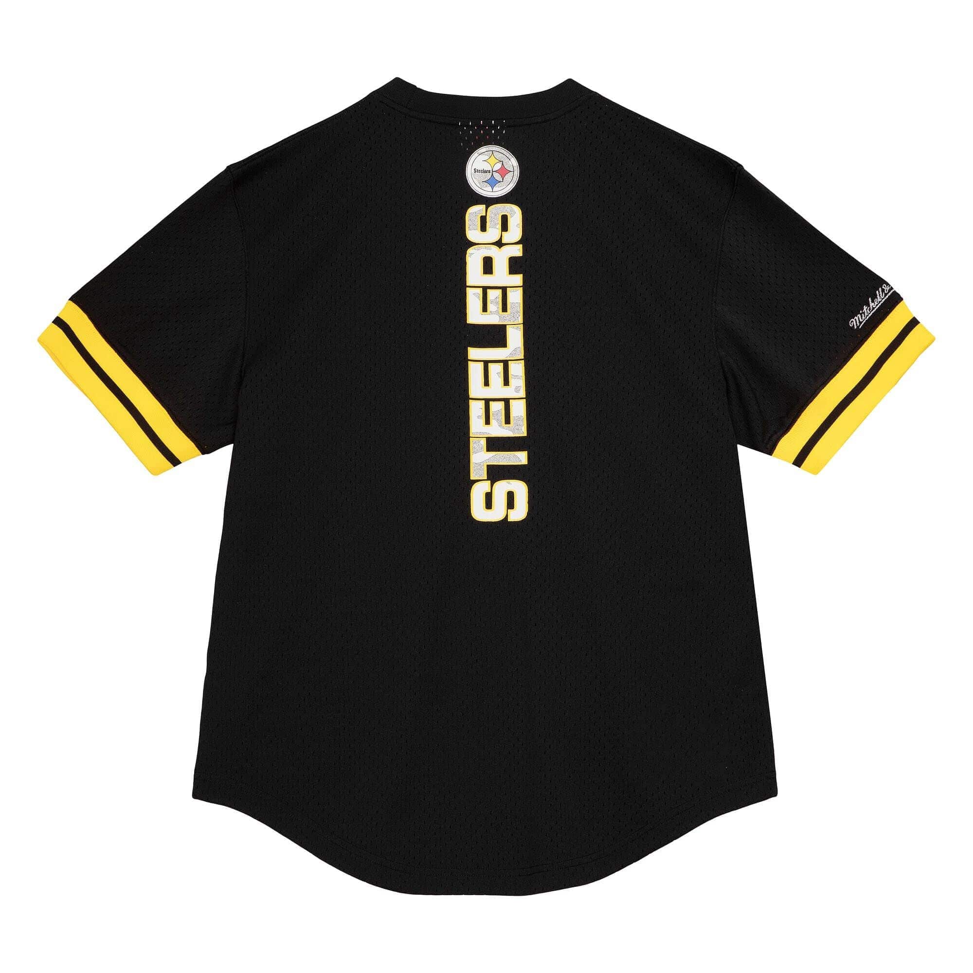 Pittsburgh Steelers Mitchell & Ness Camo Reflective NFL Crew Mesh Jersey