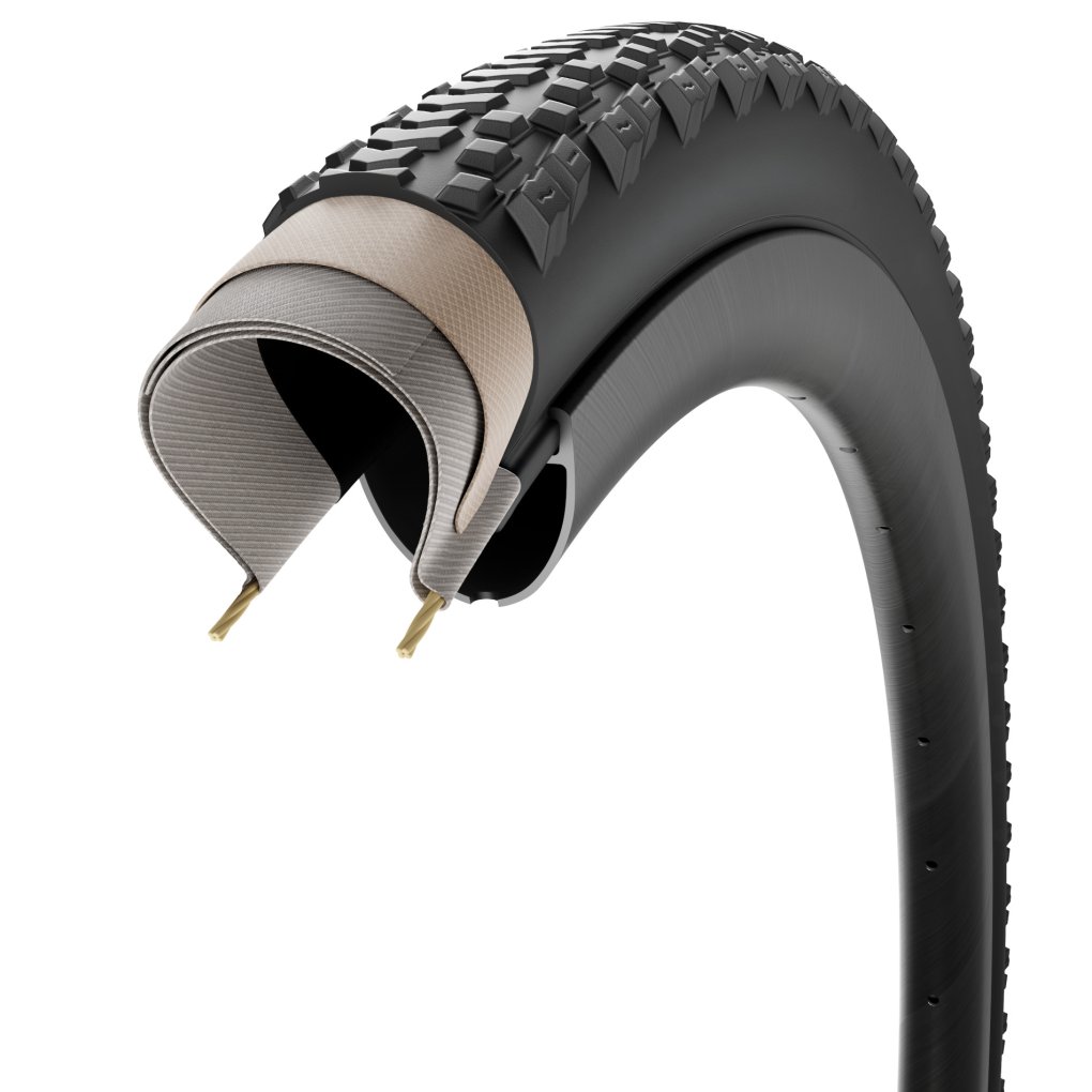 Pirelli Cinturato Gravel RM Folding Tire - P-Line | SpeedGRIP | TechWALL | TLR - 40-622 | black