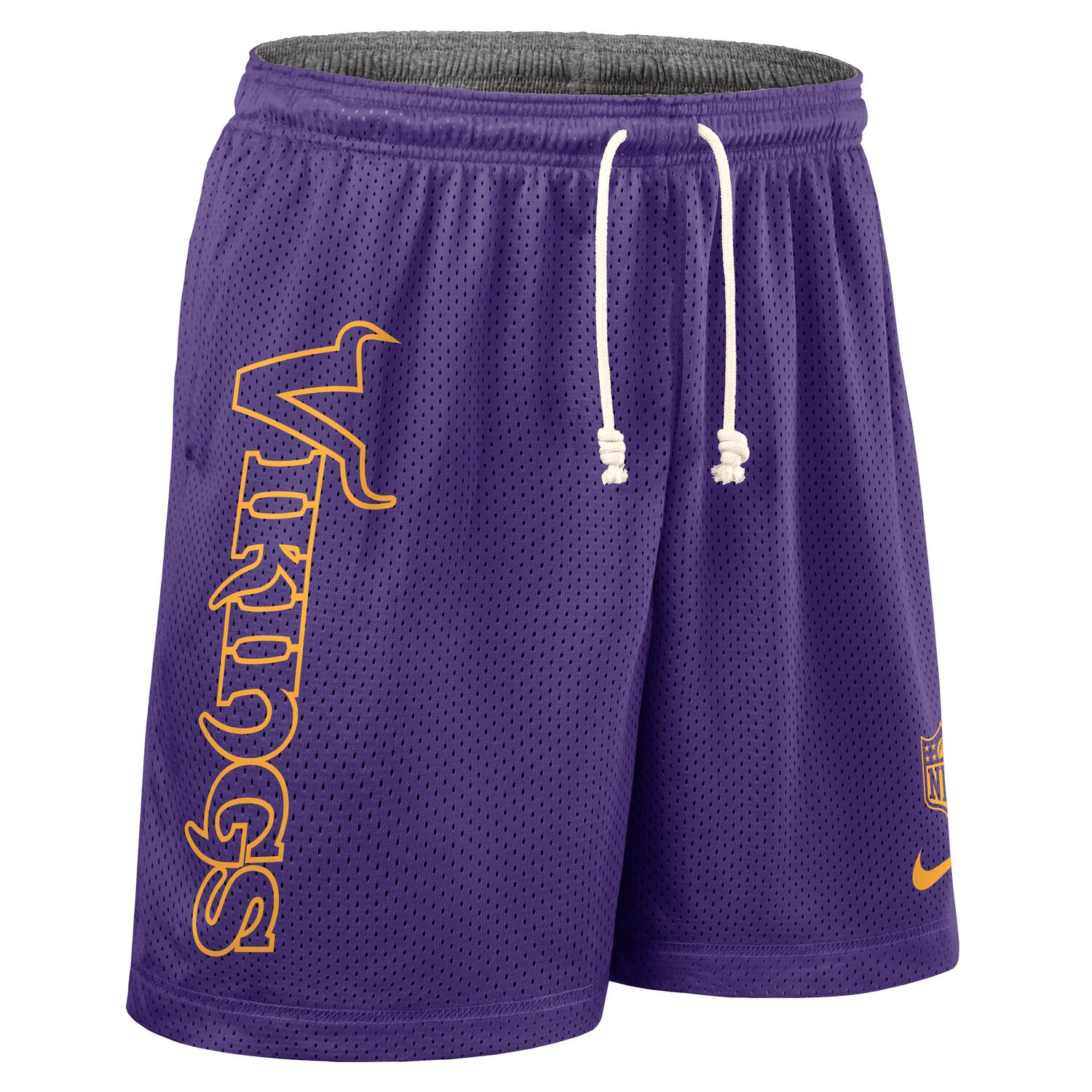 Minnesota Vikings 2025 NFL Sideline Reversible Mesh Nike Dri-FIT Shorts Purple