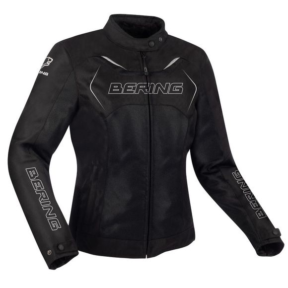 Blouson Moto Bering LADY VOLGA - Noir / BlancRef : BR1467