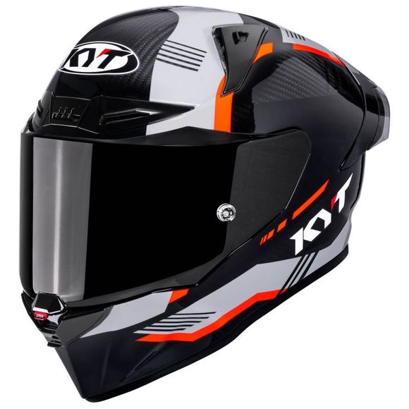 Casque intégral KYT R1R CARBON ZONE - OrangeRef : KYT0195