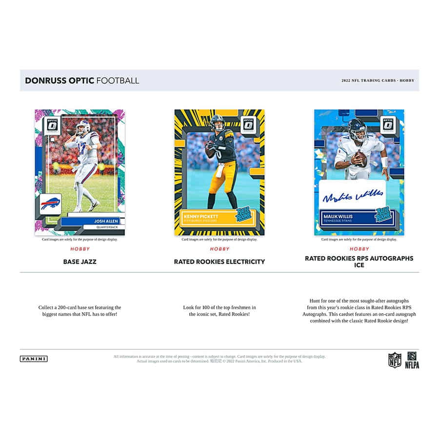 2022 Panini Donruss Optic NFL Football Hobby Box