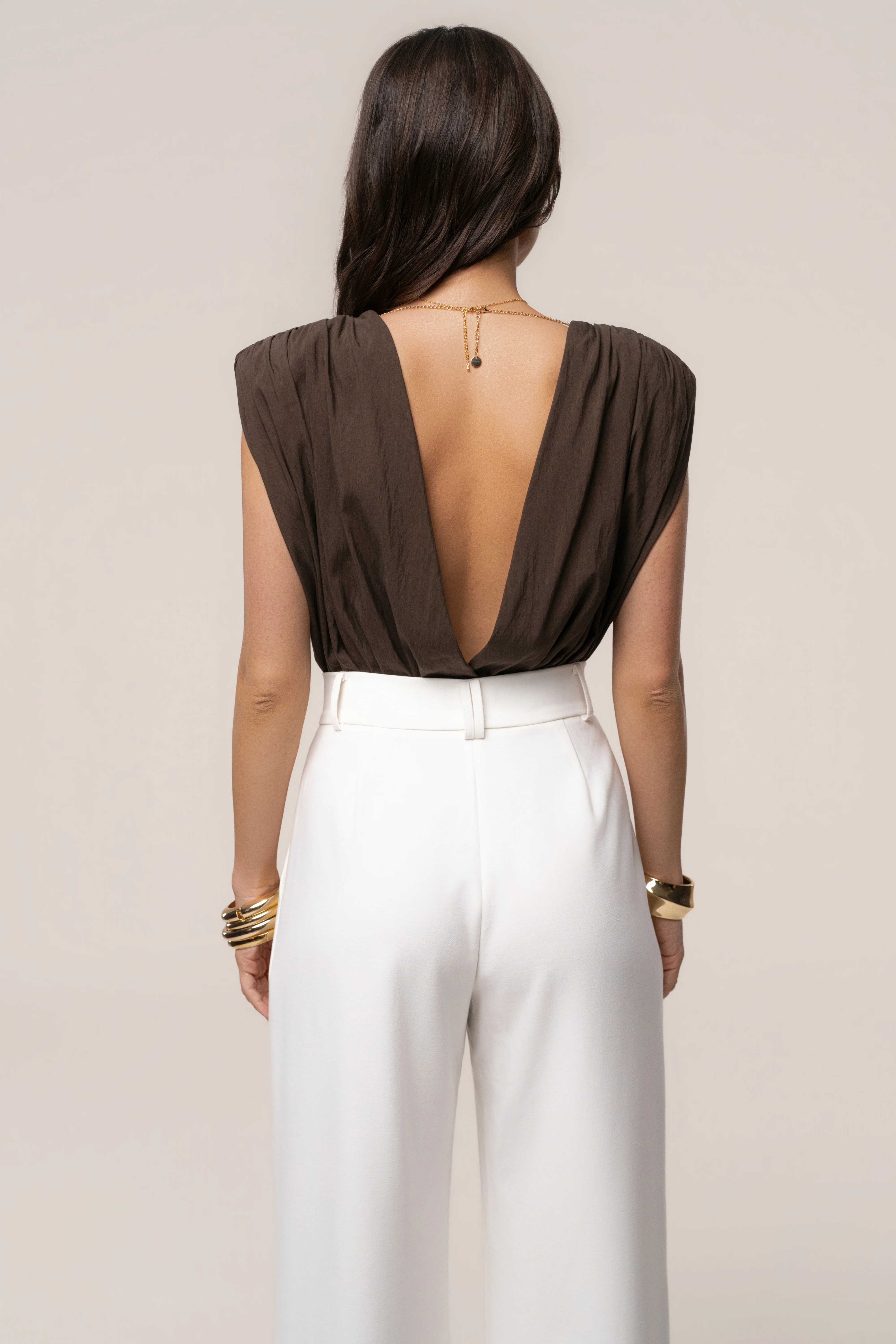 Brown Solar Drift Bodysuit