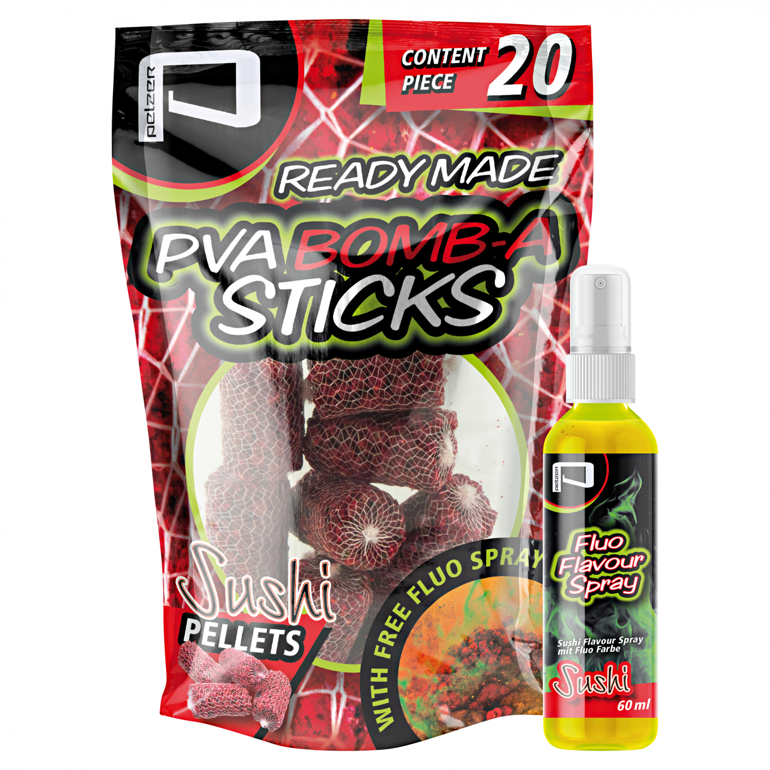 Pelzer Pellets PVA Bomb-A Sticks (Sushi)