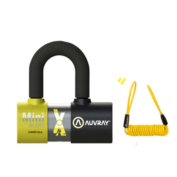 Antivol Auvray BLOCK DISC XTREM MINI ALERT CLASSE SRA + CORDON DE RAPPEL UniverselRef : AUV0071 / 2AXTRAUV